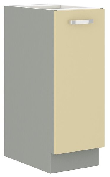 Výsuvná skříňka ULLERIKE - šířka 30 cm, krémová / šedá