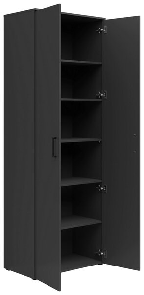 VÍCEÚČELOVÁ SKŘÍŇ, barvy grafitu, 70/195/40 cm Carryhome - Víceúčelové skříně