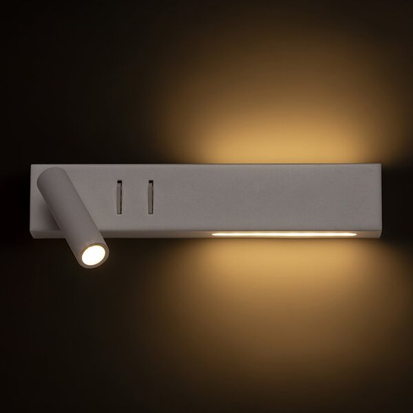 ODEON nástěnné svítidlo LED 4W 840lm 3000K 55x25cm - RED - DESIGN RENDL
