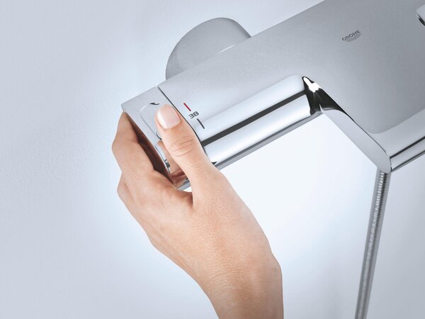 Grohe Grohtherm vanová baterie na stěnu s termostatem chrom 34174001