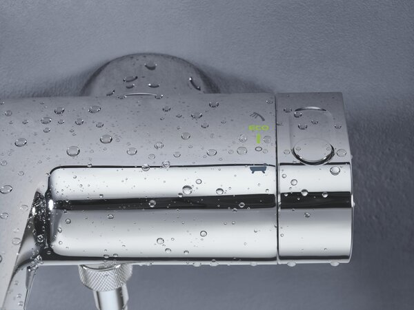 Grohe Grohtherm vanová baterie na stěnu s termostatem chrom 34174001