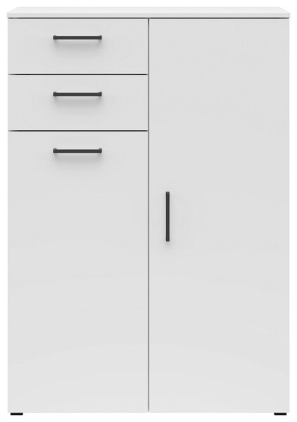 KOMODA, bílá, 80/115/40 cm Carryhome - Široké komody