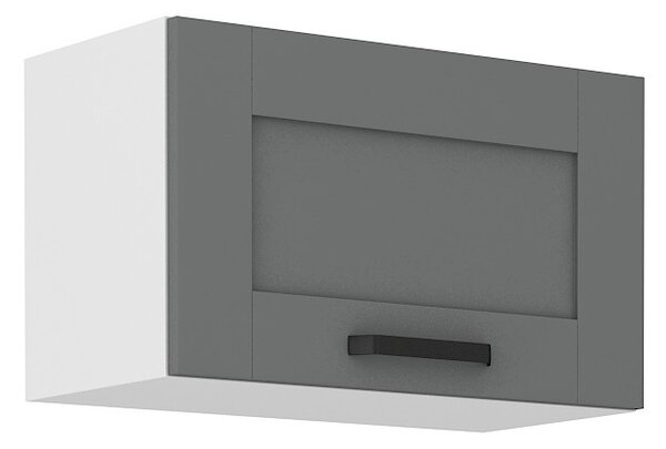 Digestořová skříňka LAILI - šířka 60 cm, šedá / bílá
