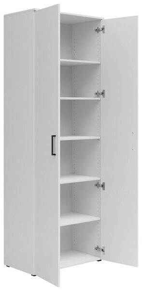VÍCEÚČELOVÁ SKŘÍŇ, bílá, 70/195/40 cm Carryhome - Víceúčelové skříně