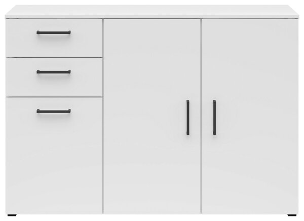 KOMODA, bílá, 120/83/40 cm Carryhome - Široké komody