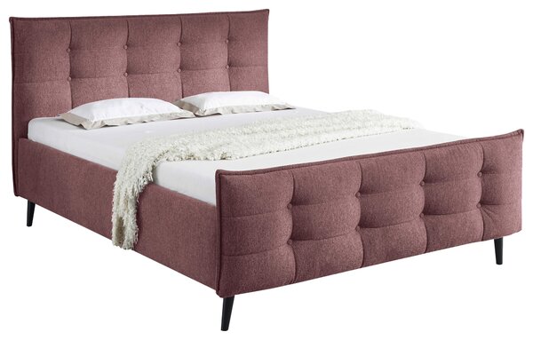 ČALOUNĚNÁ POSTEL, 180/200 cm, lilková MID.YOU - Manželské postele, Online Only