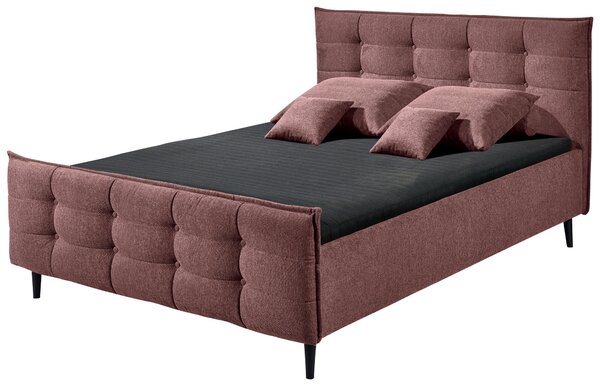 ČALOUNĚNÁ POSTEL, 180/200 cm, lilková MID.YOU - Manželské postele, Online Only