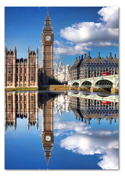 Vertikální Foto obraz fotografie na skle Big Ben Londýn osv-85644898