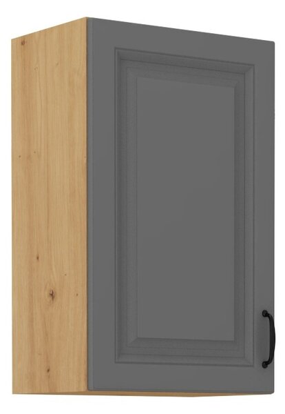 Horní kuchyňská skříňka SOPHIA - šířka 45 cm, šedá / dub artisan