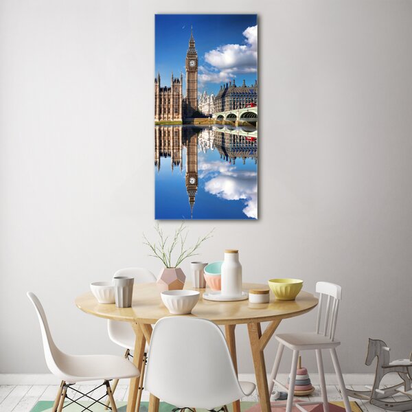 Vertikální Foto obraz fotografie na skle Big Ben Londýn osv-85644898