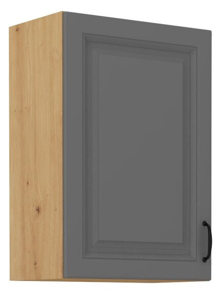 Horní kuchyňská skříňka SOPHIA - šířka 50 cm, šedá / dub artisan
