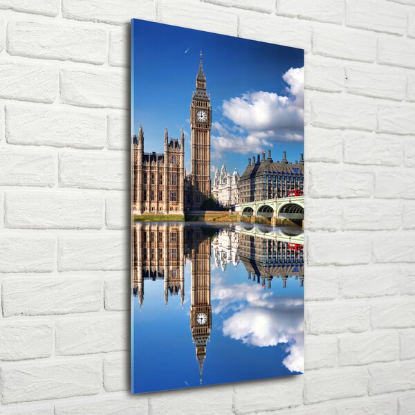 Vertikální Foto obraz fotografie na skle Big Ben Londýn osv-85644898