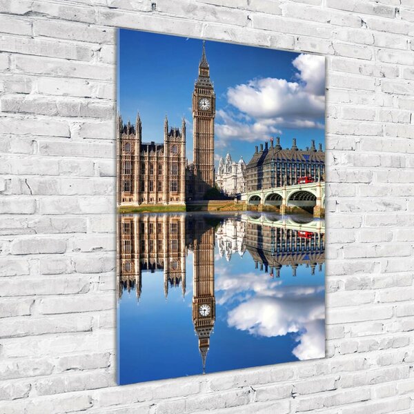 Vertikální Foto obraz fotografie na skle Big Ben Londýn osv-85644898