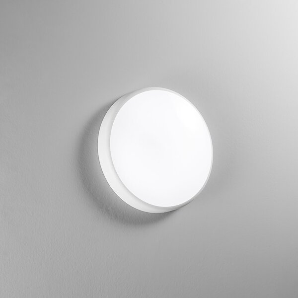 FAN LED-ALWAYS-RS Venkovní nástěnné svítidlo ALWAYS bílá LED IP44 33x7cm CCT senzor pohybu - FANEUROPE