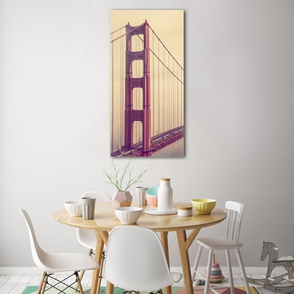 Vertikální Fotoobraz na skle Most San Francisco osv-85695619
