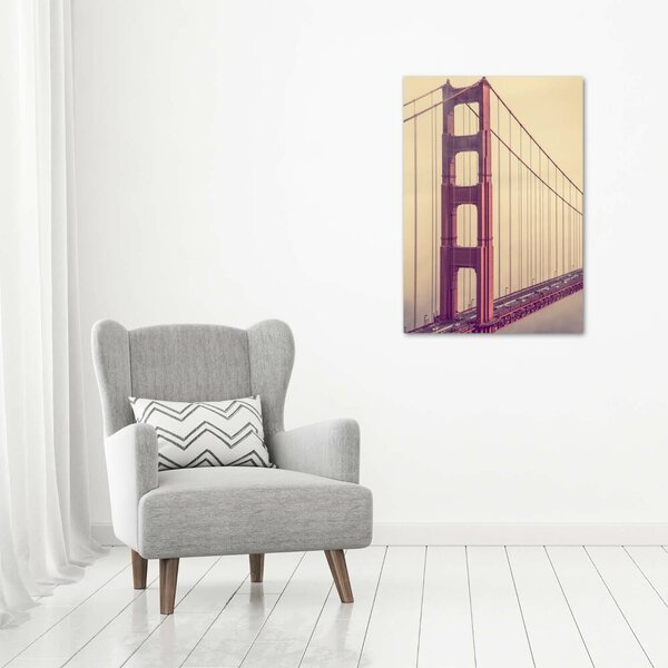 Vertikální Foto obraz na plátně Most San Francisco ocv-85695619