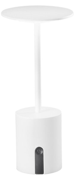 FAN LED-LIBERTY-BCO Nabíjecí venkovní svítidlo LIBERTY LED TOUCH DIMM bílá 3000K IP44 baterie 4000 mAh bezdrátové + USB nabíjení - FANEUROPE