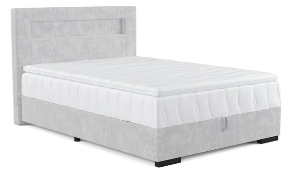 ČALOUNĚNÁ POSTEL, 120/200 cm, šedá Esposa - Postele s úložným prostorem