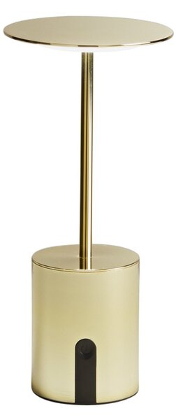 FAN LED-LIBERTY-ORO Nabíjecí venkovní svítidlo LIBERTY LED TOUCH DIMM zlatá 3000K IP44 baterie 4000 mAh bezdrátové + USB nabíjení - FANEUROPE
