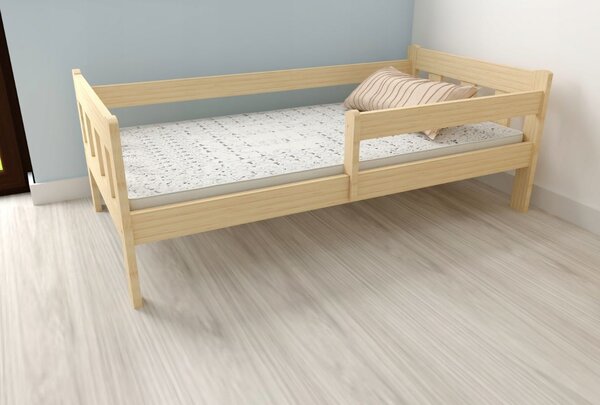Dětská postel z masivu borovice MÁJA - 200x90 cm - přírodní