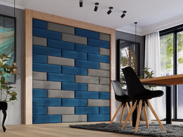 Čalouněný nástěnný panel 80x20 PAG - žlutý
