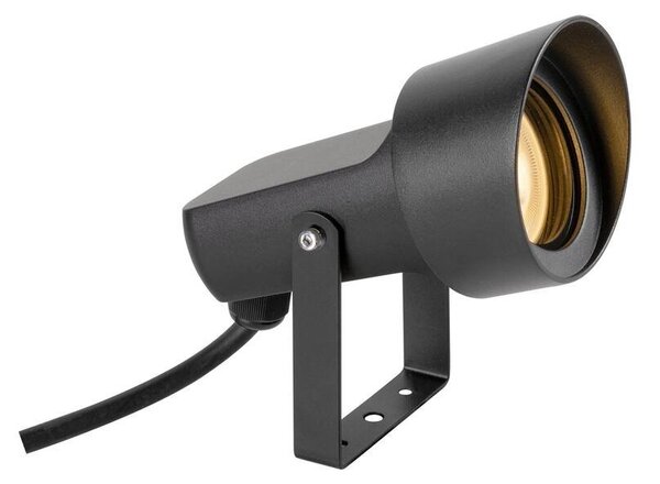 LA 1008480 SYNA SHADE svítidlo se zemním hrotem, GU10, 1x max. 10 W, IP65, kulaté, černé - BIG WHITE (SLV)