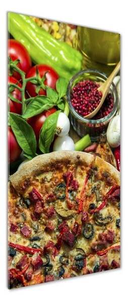 Vertikální Fotoobraz skleněný na stěnu do obýváku Pizza osv-86386150