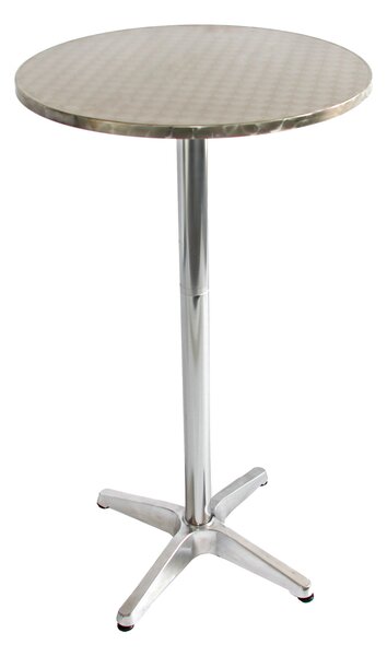 Barový bistro stůl kulatý 11352, hliník - v70/110 x Ø60 cm