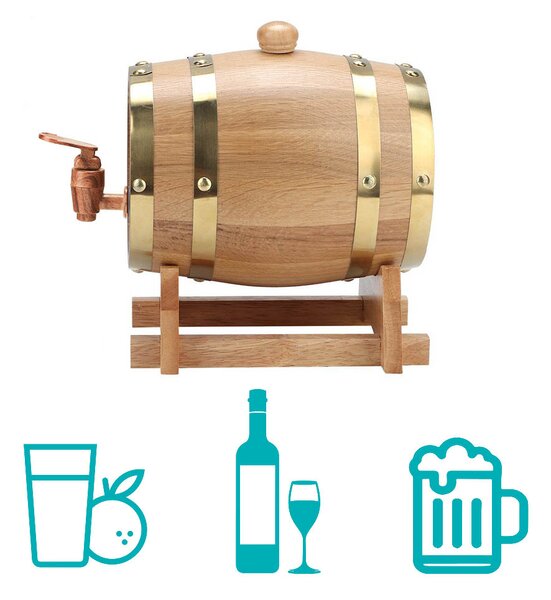Dubový sud s kohoutkem, 5l