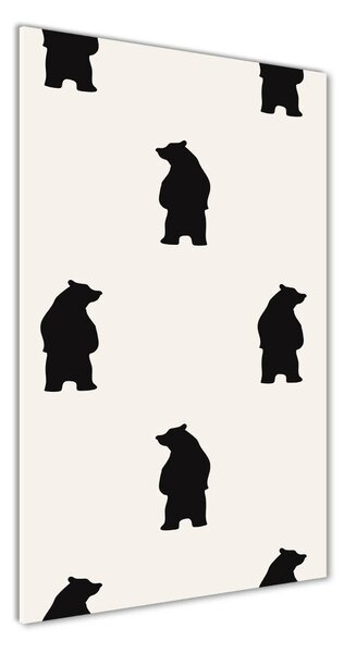Vertikální Foto obraz sklo tvrzené Medvídky osv-86496175