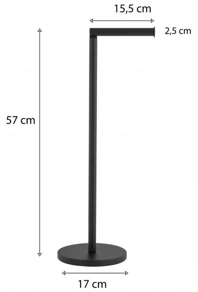 Erga Erga, držák toaletního papíru se zásobníkem 2v1, černá matná, ERG-YKA-P.SP52-BLK