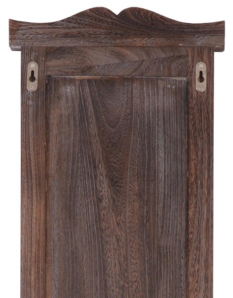 2x věšáková stěna s 3 věšáky 30351 - 109x28x3,5 cm, antik hnědá