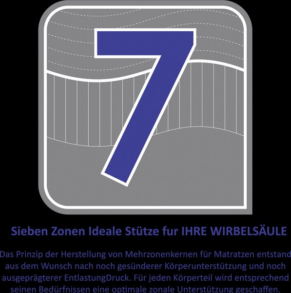 TAŠTIČKOVÁ MATRACE, 140/200 cm Boxxx - Pěnové matrace, Online Only