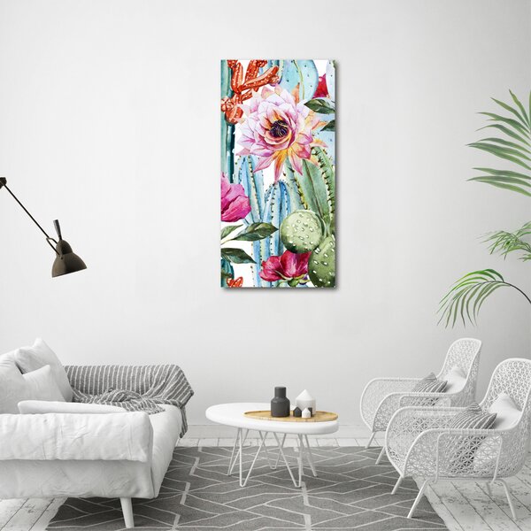 Vertikální Moderní obraz canvas na rámu Kaktusy ocv-86911786