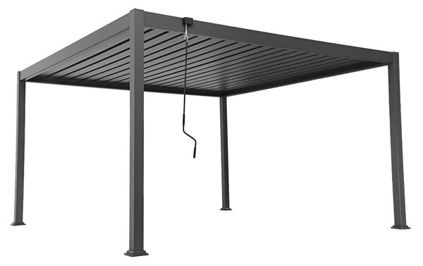 Hliníková bioklimatická pergola s lamelami 4 x 3 M