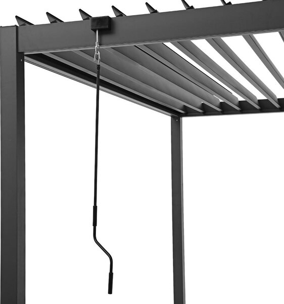 Hliníková bioklimatická pergola s lamelami 4 x 3 M
