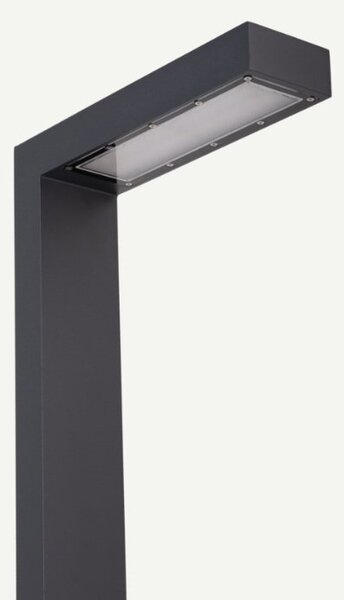 NS 1367GR Sloupkové svítidlo ASKER POLE PRO grafit LED 8W 3000K 236cm - NORLYS