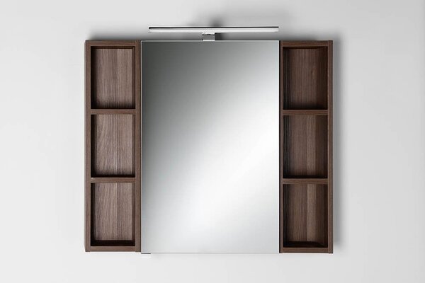 Sapho Sapho, RIWA galerka s LED osvětlením, 60x70x17cm, bílá lesk, RIW060-0030