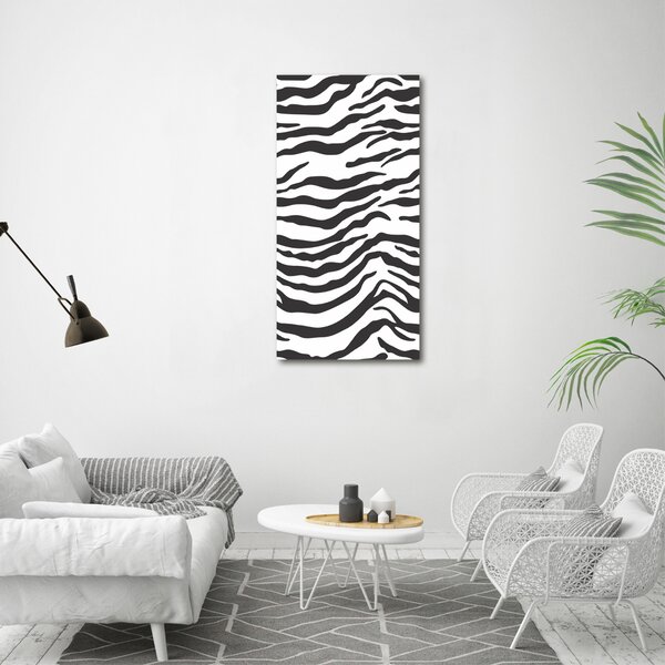 Vertikální Vertikální Foto obraz na plátně do obýváku Zebra pozadí ocv-87477290