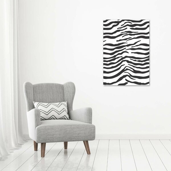 Vertikální Vertikální Foto obraz na plátně do obýváku Zebra pozadí ocv-87477290