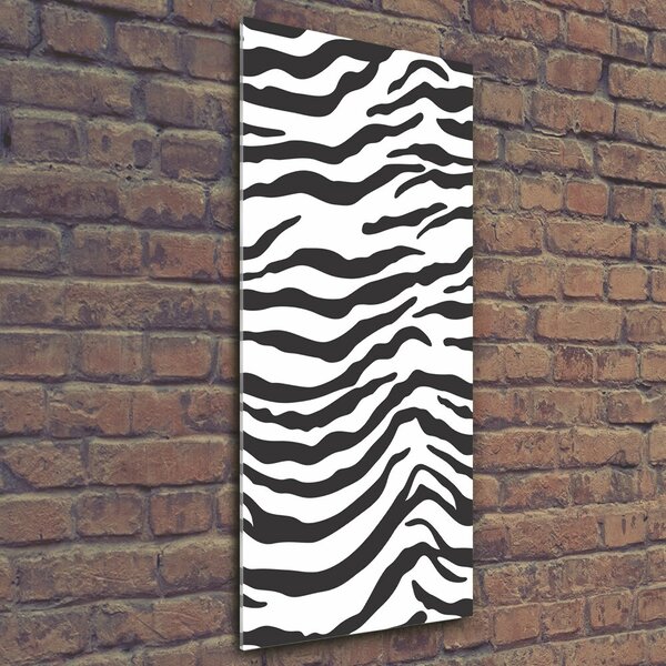 Vertikální Foto obraz sklo tvrzené Zebra pozadí osv-87477290