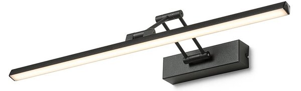 FRIDA LED nástěnná lampa, nad obraz matná černá - RED - DESIGN RENDL