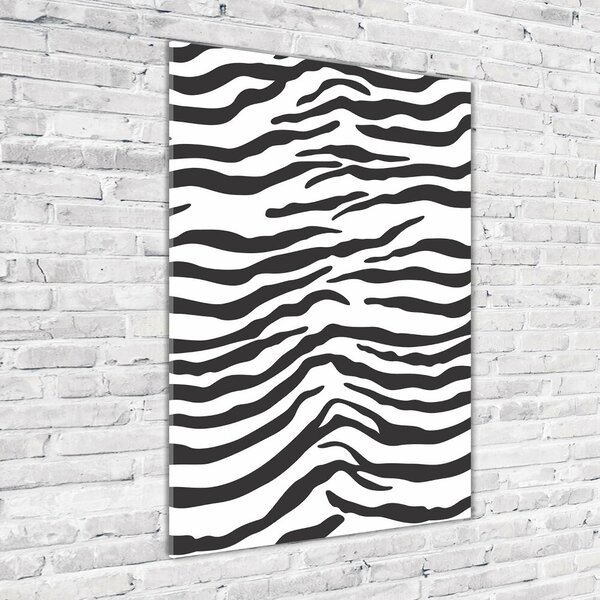 Vertikální Foto obraz sklo tvrzené Zebra pozadí osv-87477290