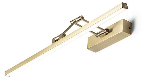 FRIDA LED nástěnná lampa, nad obraz staromosazná - RED - DESIGN RENDL