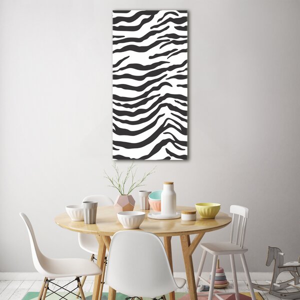Vertikální Foto obraz sklo tvrzené Zebra pozadí osv-87477290