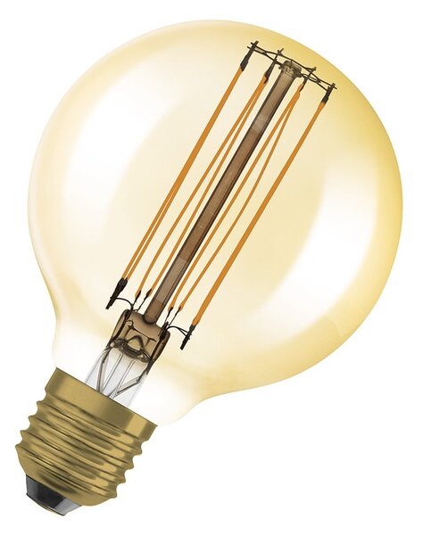 RED G14436 OSRAM LED žárovka, Globe jantarová E27 - DESIGN RENDL