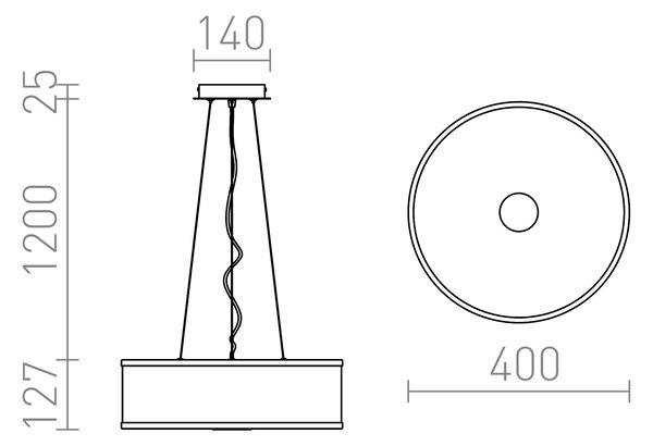 CASSABLANCA LED závěsné svítidlo, dekorativní chrom/sklo - RED - DESIGN RENDL
