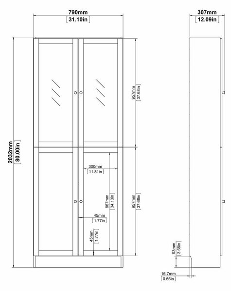 Tvilum Knihovna Basic 71760/24 dub sonoma - Tvilum