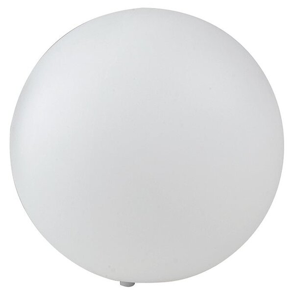 FAN I-GECO-SFERA-L30 Nabíjecí venkovní lampička Geco, dobíjecí, bílá, LED 4 W, 240 lm, RGBW, stmívatelná, IP65, vč. dálkového ovladače, 30 x 30 cm - FANEUROPE