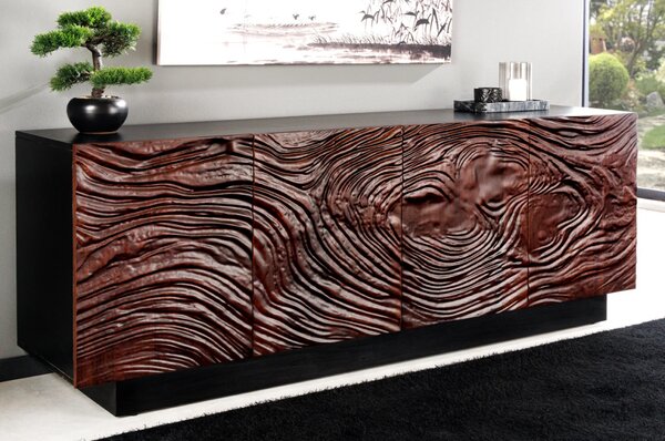 Massive home | Luxusní 3D komoda Fluid z akáciového masivu 175cm